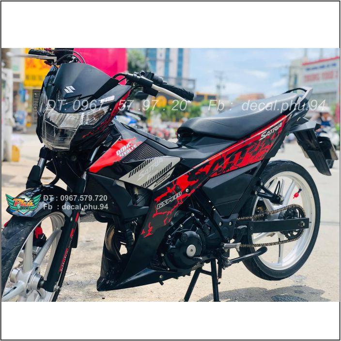 Tem Rời Satria Đỏ đen