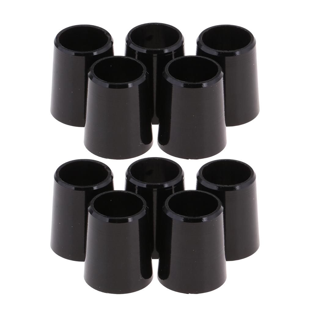 10pcs Black Golf Shaft Sleeve Ferrules.370 Irons Putter Cap Adapter Ring