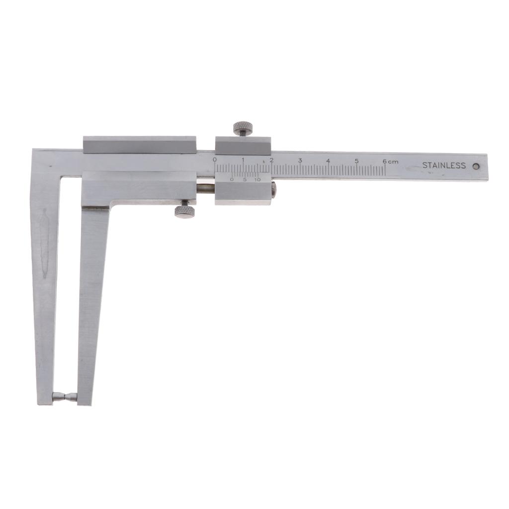 Dây Thép Không Gỉ Phanh Đĩa Phanh 0-60 Mm Vernier Caliper Dụng Cụ Đo