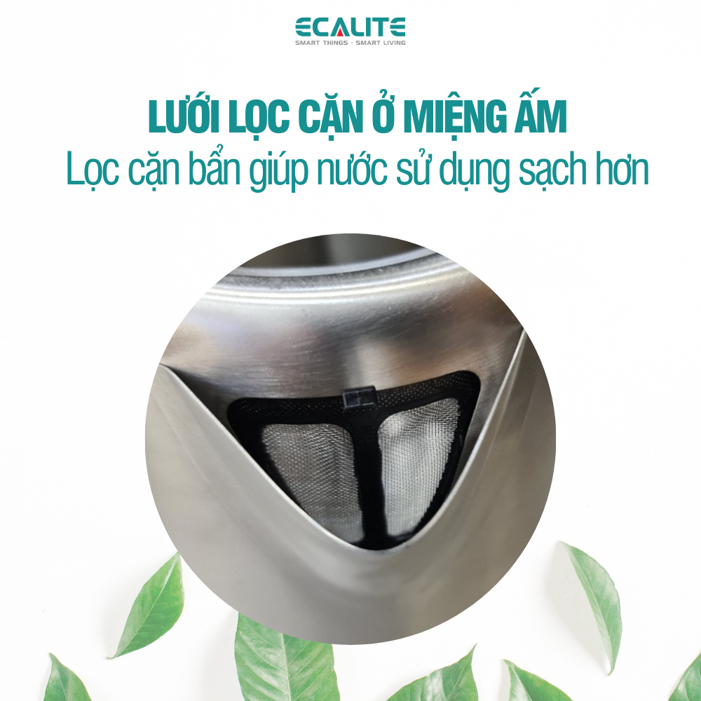 Bình Đun Siêu Tốc Ecalite EK-G1723 - Hàng Chính Hãng