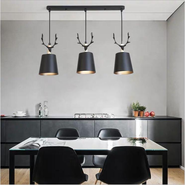 Bộ đèn thả MALINA cao cấp kèm bóng LED chuyên dụng và đế ốp trần