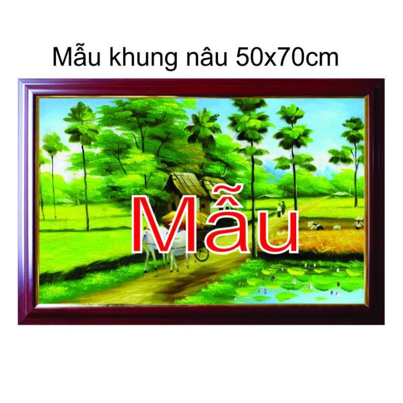 15. Tranh làng quê việt nam, tranh việt, quê hương đồng lúa non nước hữu tình nhiều mẫu giá tốt nhất