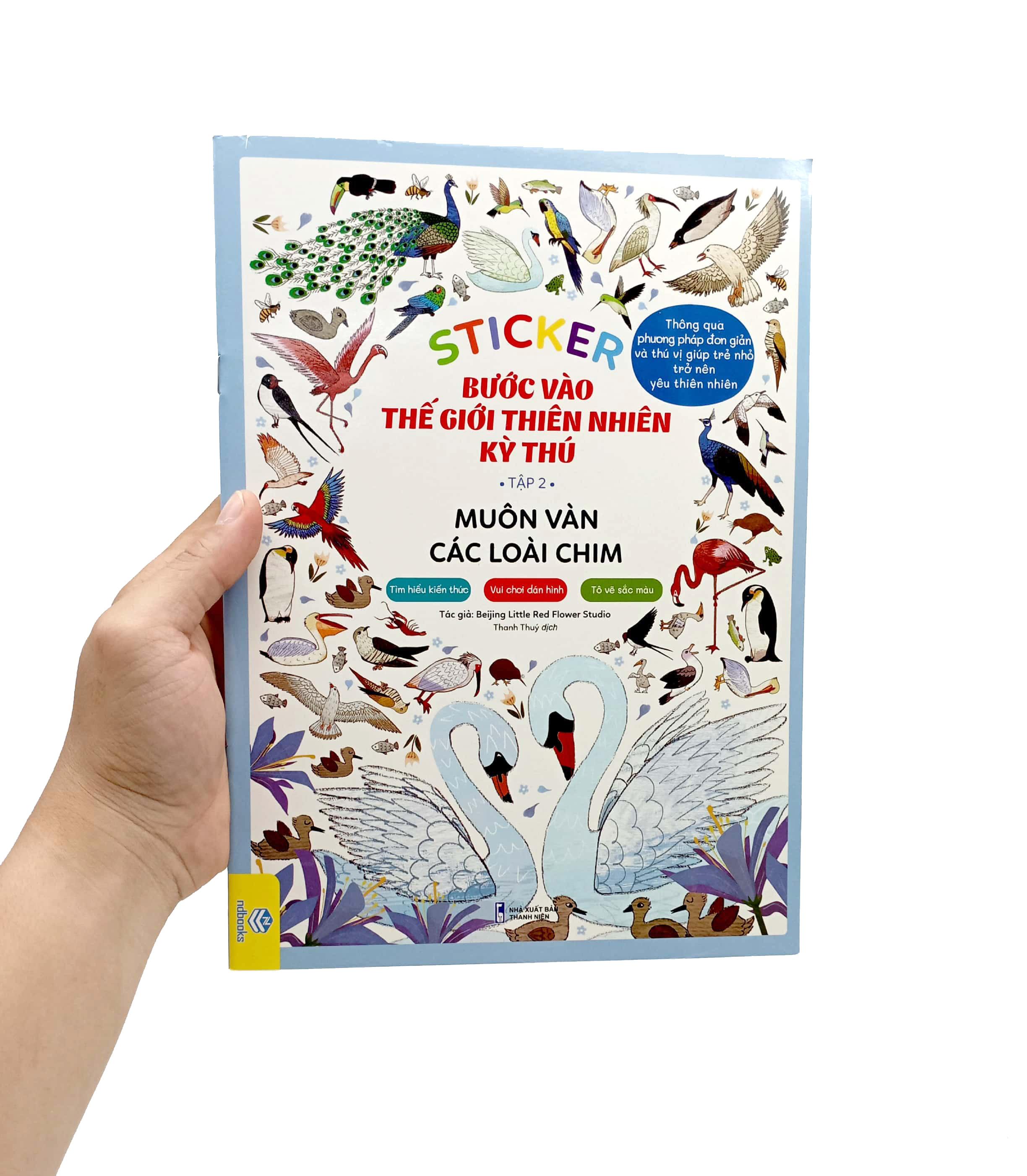Sticker Bước Vào Thế Giới Thiên Nhiên Kỳ Thú - Tập 2 - Muôn Vàn Các Loài Chim