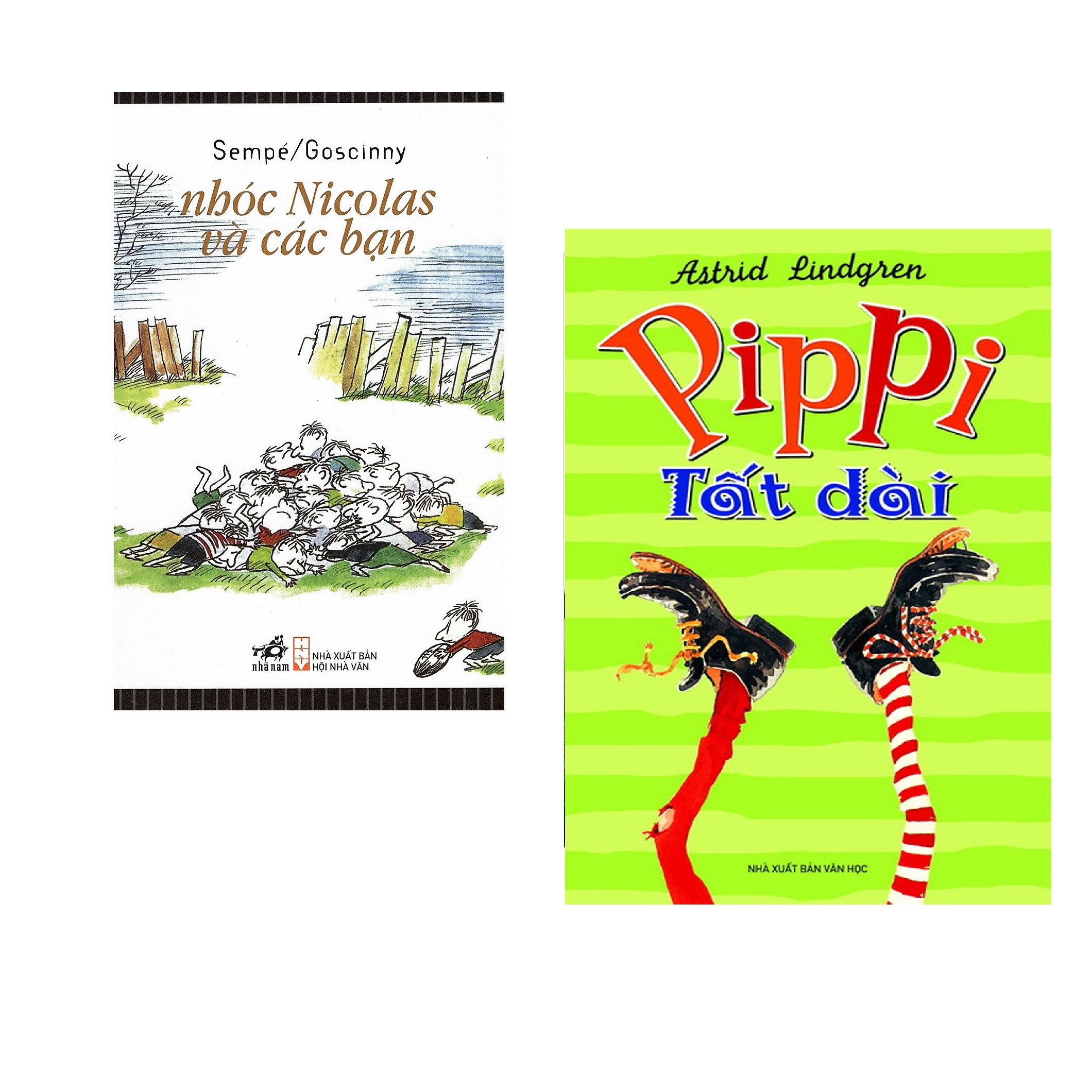 Combo 2 cuốn sách: Nhóc Nicolas và các bạn + Pippi tất dài