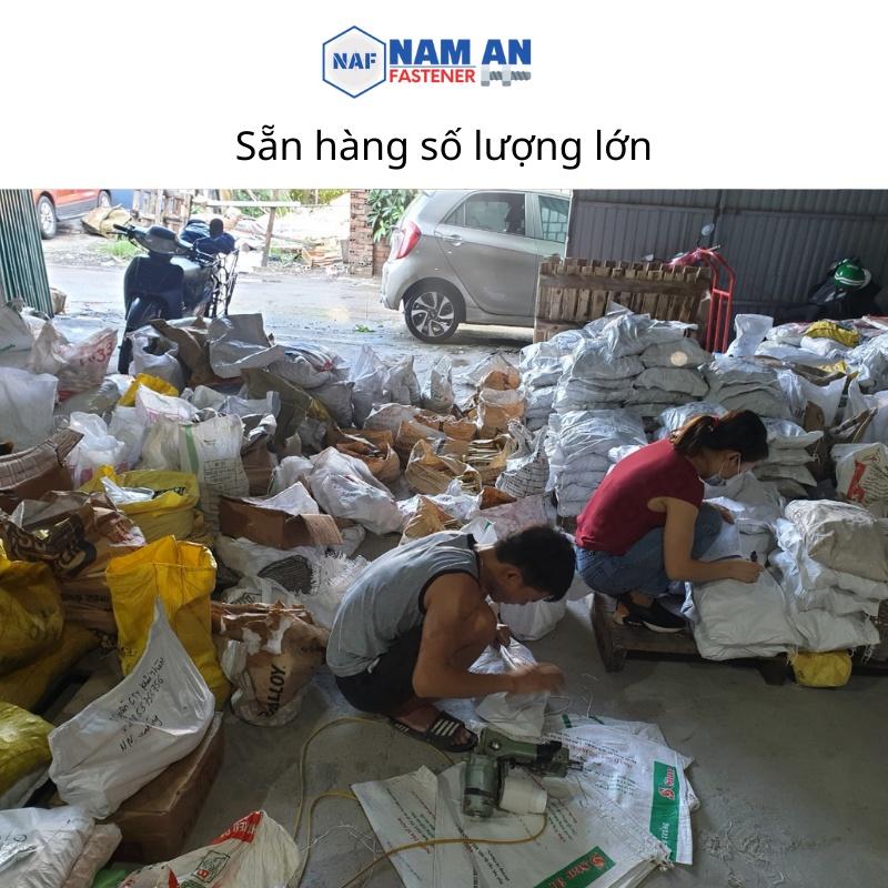Bulong M20 cấp bền 8.8, bu lông lục giác M20, bu lông 8.8, đường kính 20mm, độ dài: 40->200mm