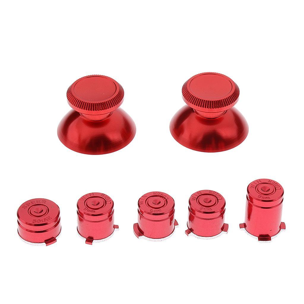 Joystick Replacement Buttons Thumb Caps & ABXY & Guide Mod Kit for Xbox One