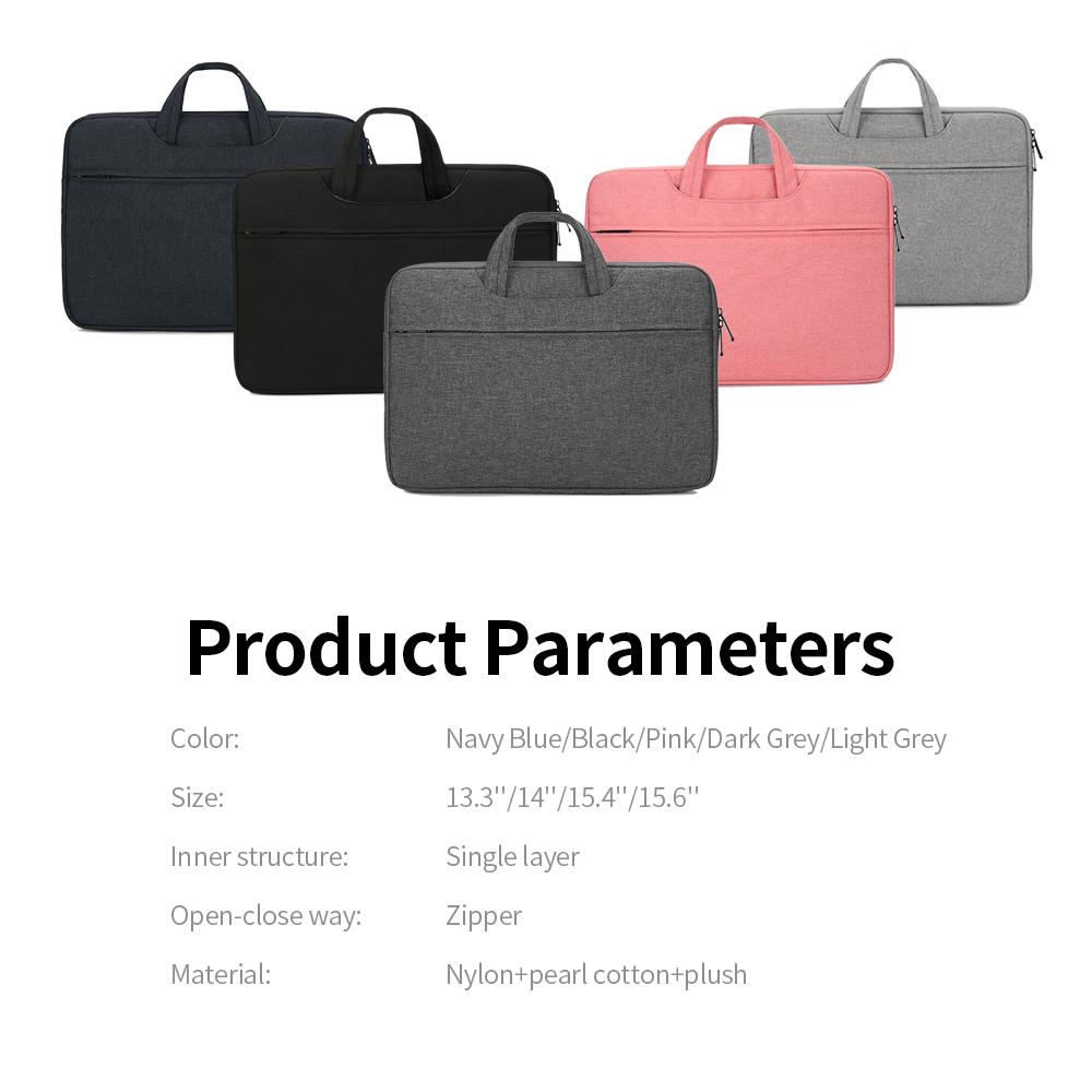 Túi máy tính xách tay đa chức năng 15,6 inch nylon không thấm nước
