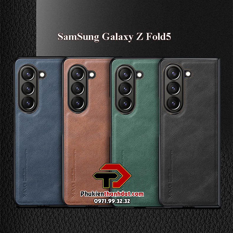 Ốp lưng da dành cho SamSung Galaxy Z Fold5 chính hãng X-level - Hàng chính hãng