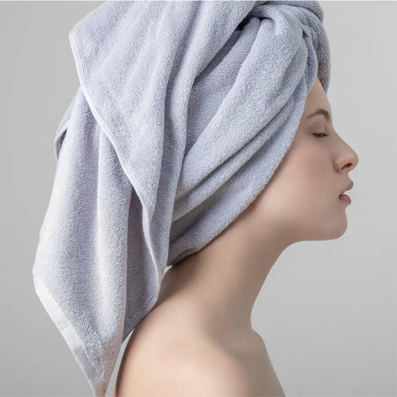 Khăn tắm màu xanh lá cây nhất của Xiaomi, Bộ đơn, Cotton, Trang chủ, Tắm, Khăn quấn mềm, Khuyến mãi