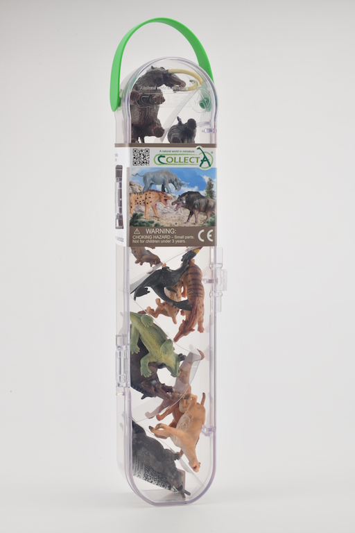 Bộ hình thu nhỏ: Động Vật Tiền Sử - CollectA Box of Mini Prehistoric Animals, hiệu: CollectA, mã HS 9655090 -  Chất liệu an toàn cho trẻ - Hàng chính hãng