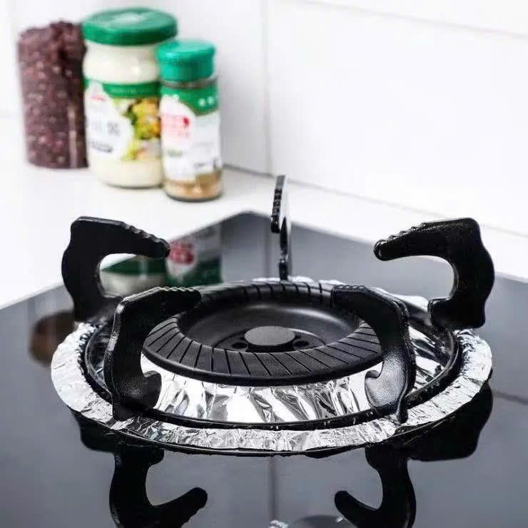 Combo 10 Khay Giấy Bạc Lót Bếp Ga Chống Dầu Bắn Dễ Lau Chùi - HÀNG CHÍNH HÃNG MINIIN