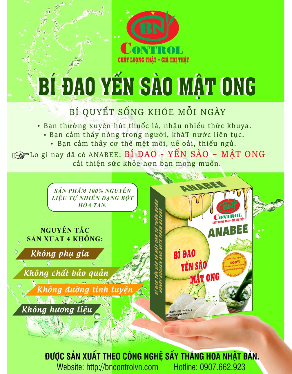 Bí đao yến sào và mật ong-ANABEE