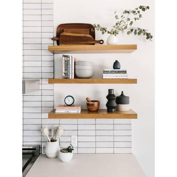 Bộ 3 Kệ Âm Tường Gỗ Tự Nhiên