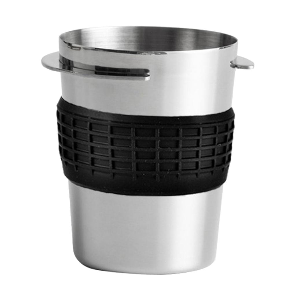 58mm Universal Durable Stainless Steel 120ml Coffee Dosing Cup Coffee Grinder Powder Receiver