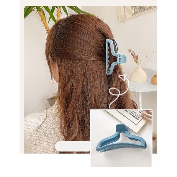 Kẹp tóc càng cua Hàn Quốc nhiều màu phong cách trẻ trung hiện đại PK1131