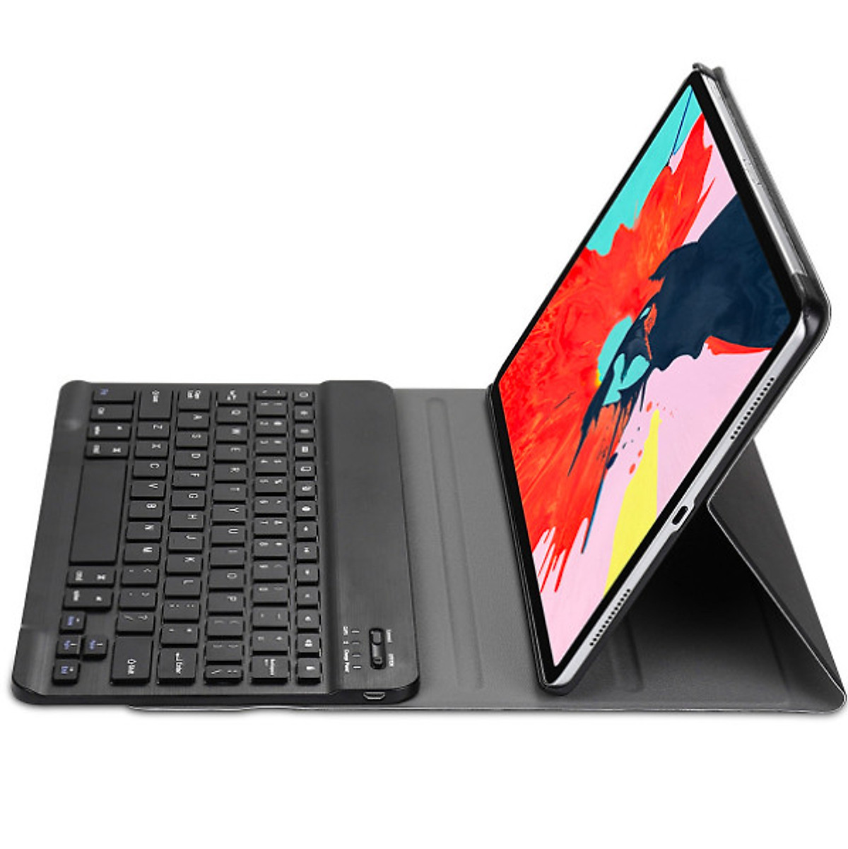 Bao da kèm bàn phím Bluetooth dành cho iPad Gen 9 2021 Smart Keyboard - hàng nhập khẩu