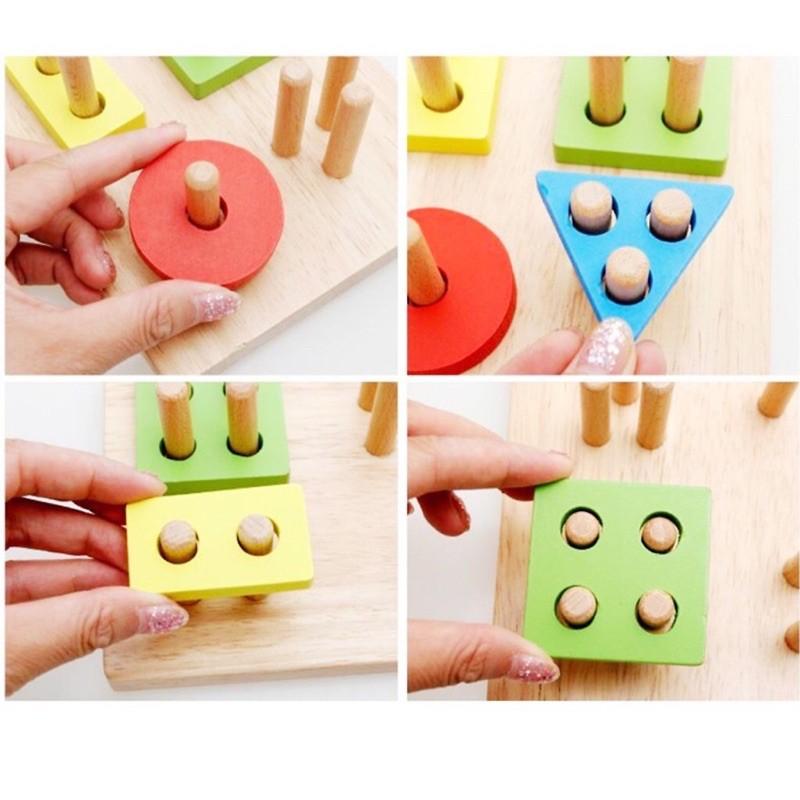 Thả hình hình học cho bé