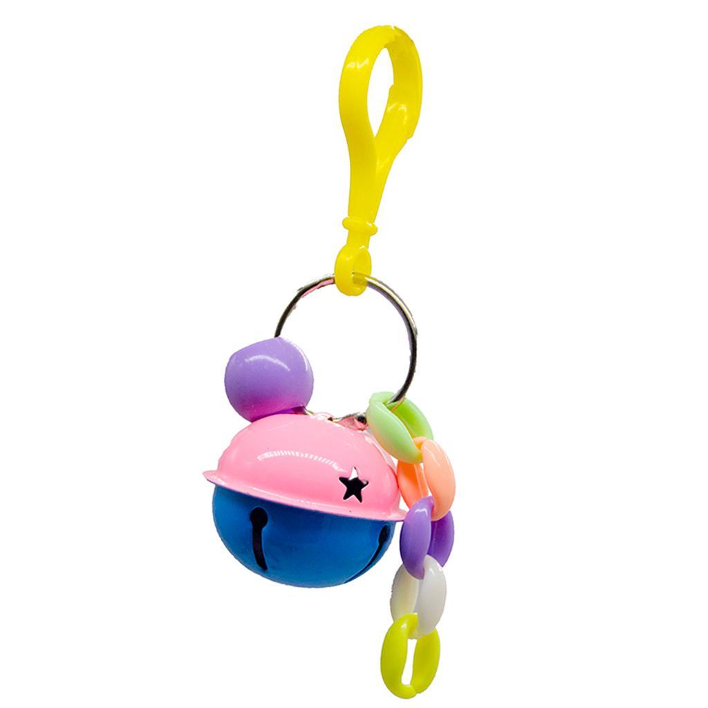 Bird Parrot Toy Hanging Bell Pet Birdcage Hammock Swing