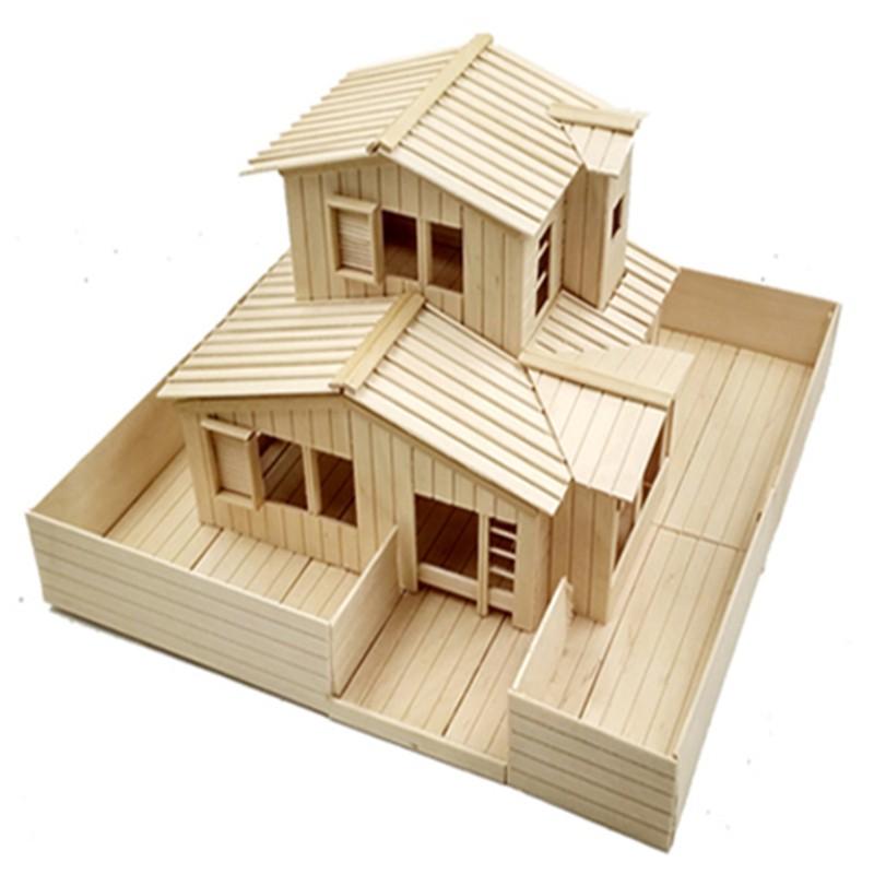 Que Kem Gỗ , Đè Lưỡi, Que Tròn Làm Mô Hình Handmade
