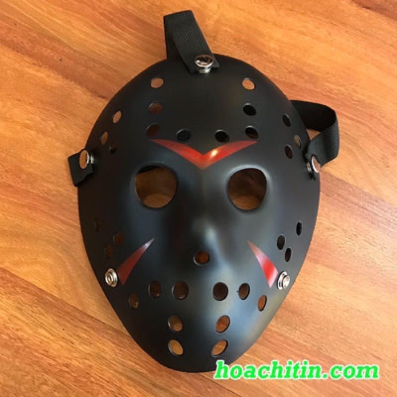 Mặt nạ Jason Voorhees xi vàng xi bạc trắng đen hóa trang halloween