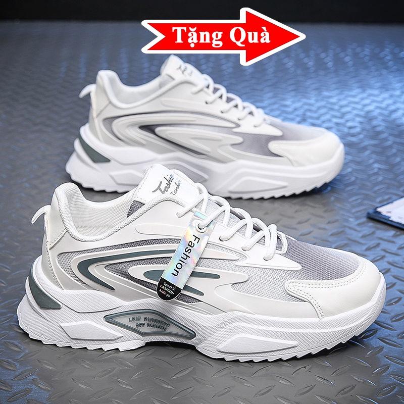 Giày Sneaker Nam Đế Cao Su Non, Giày Nam trend 2022 - Tăng Chiều Cao Tự Nhiên