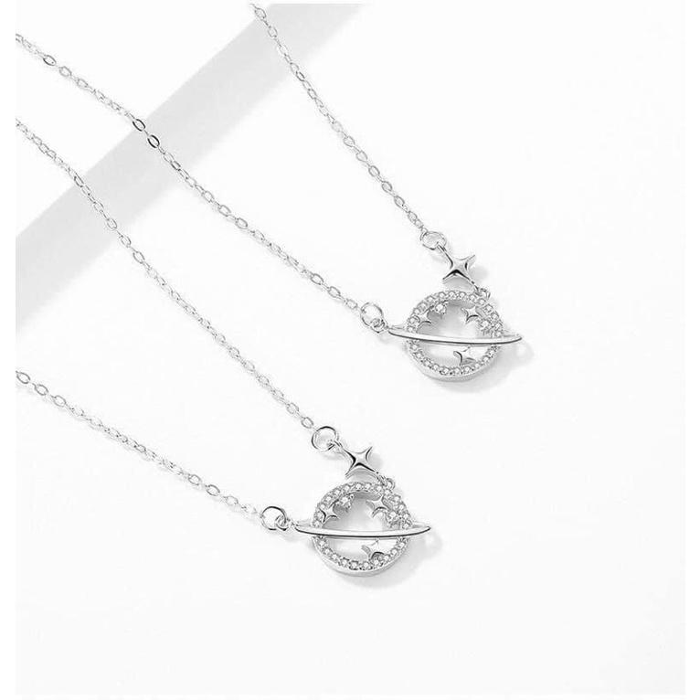 Dây chuyền nữ- Dây chuyền bạc liền mặt phong cách Hàn Quốc siêu xinh BẠC CHUẨN
