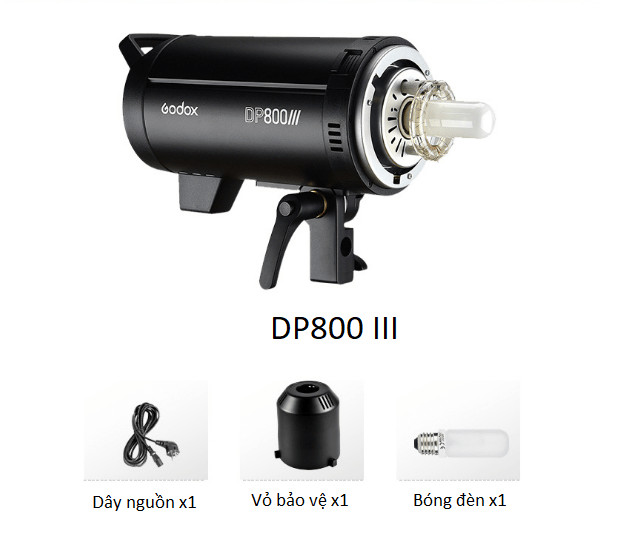 Đèn Flash studio Godox DP800 III hàng chính hãng.