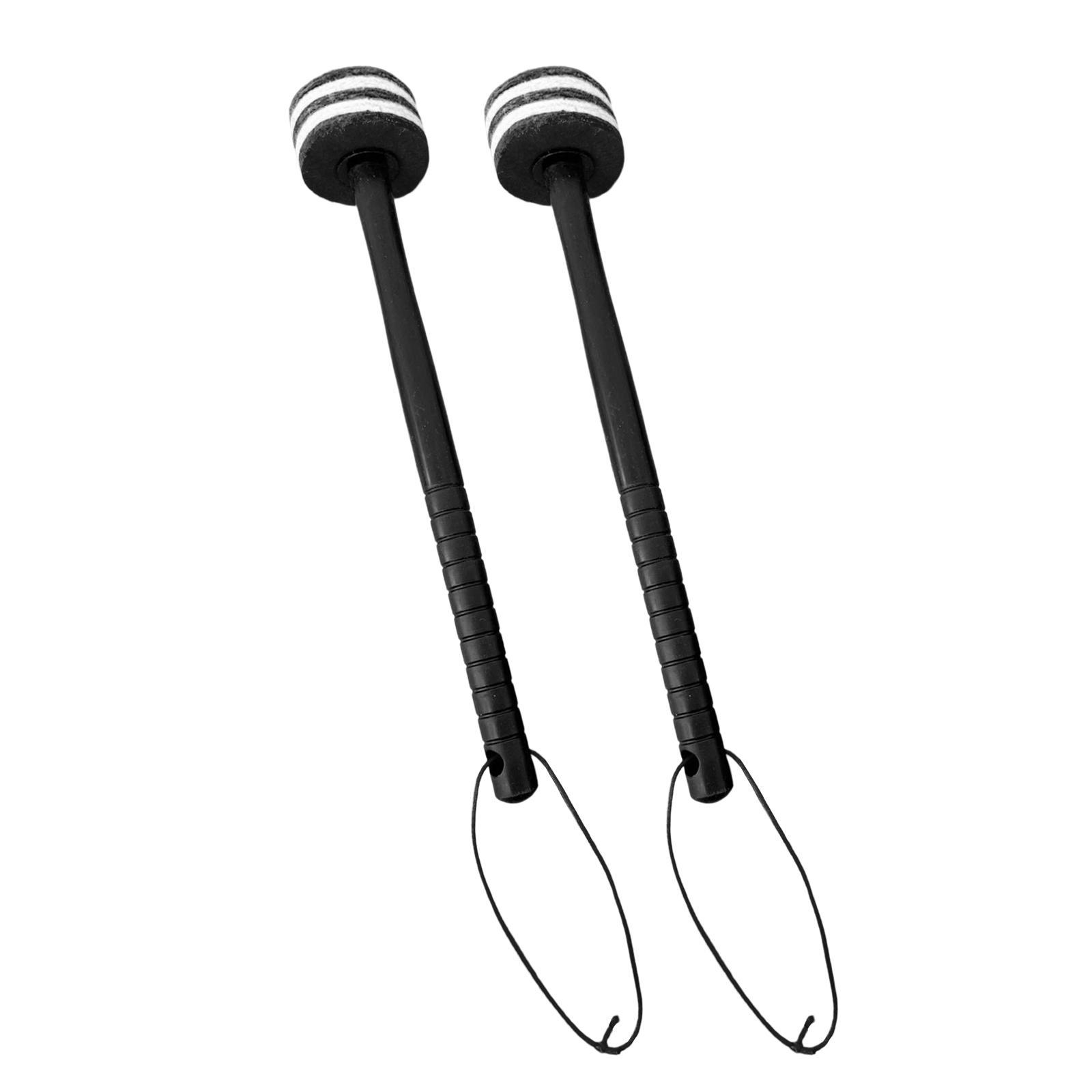 2 Pieces Drum Mallets Bass Percussion Mallets for Players Drum trumpet