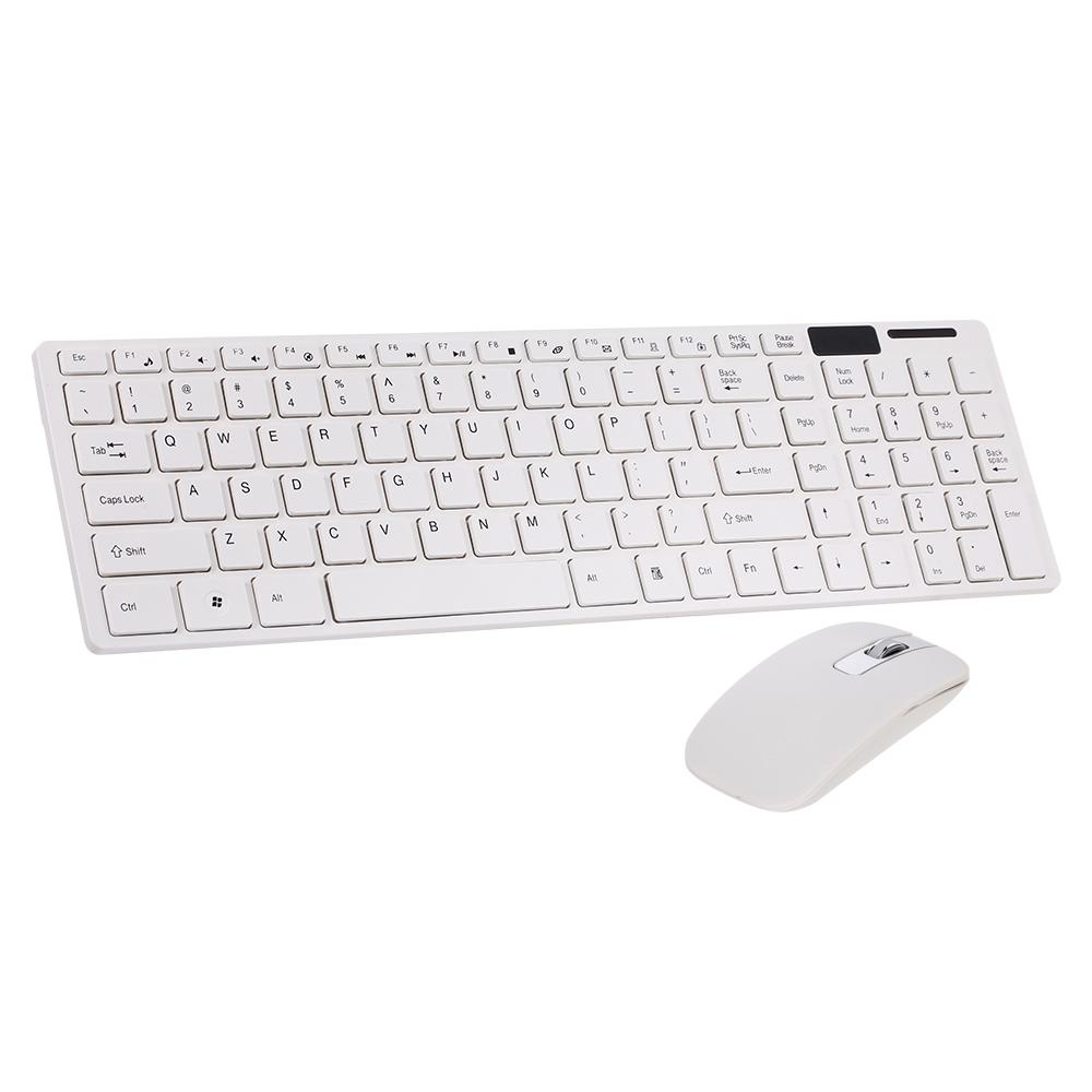 Bàn Phím Không Dây 2.4G Combo Chuột 1200Dpi Chuột Quang Cho Game Văn Phòng Nhà Tuân Thủ Windows ME/2000/XP/Vista/7 Hệ Điều Hành Android