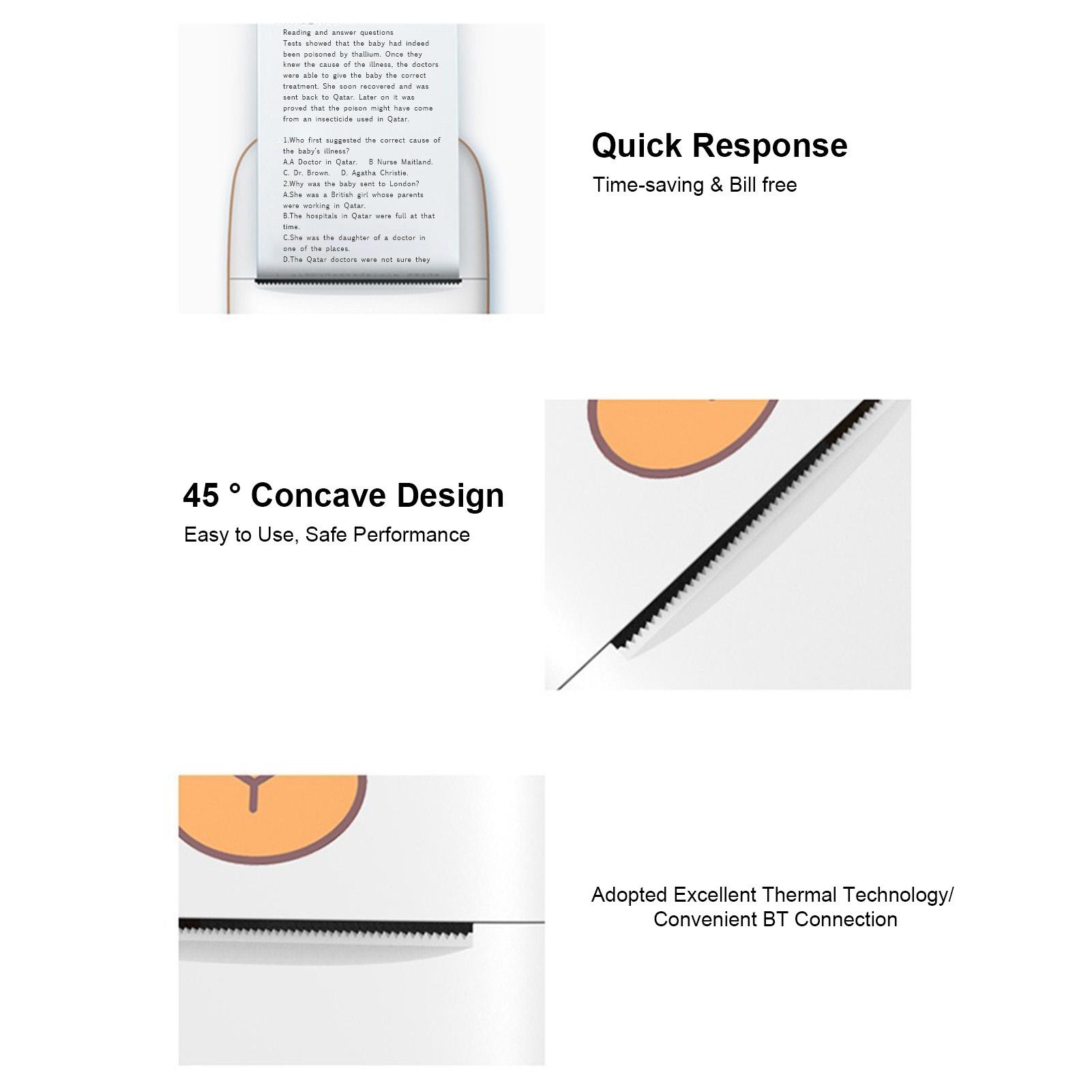 Máy in nhiệt mini kết nối không dây 200dpi