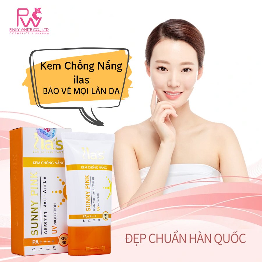 KEM CHỐNG NẮNG - SUNNY PINK ILA'S - UV PROTECTION