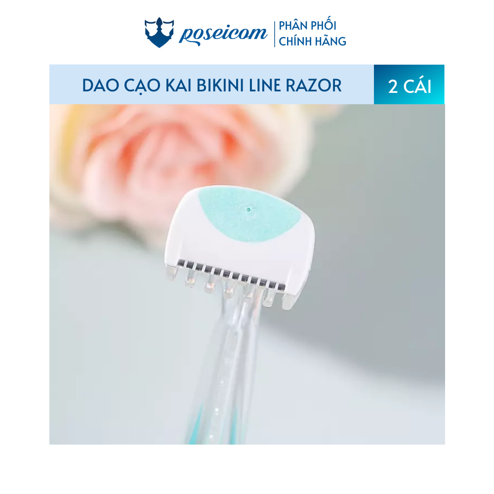 Set 2 dao cạo Thân Nhựa Kai Bikini Line Razor 4901331011641