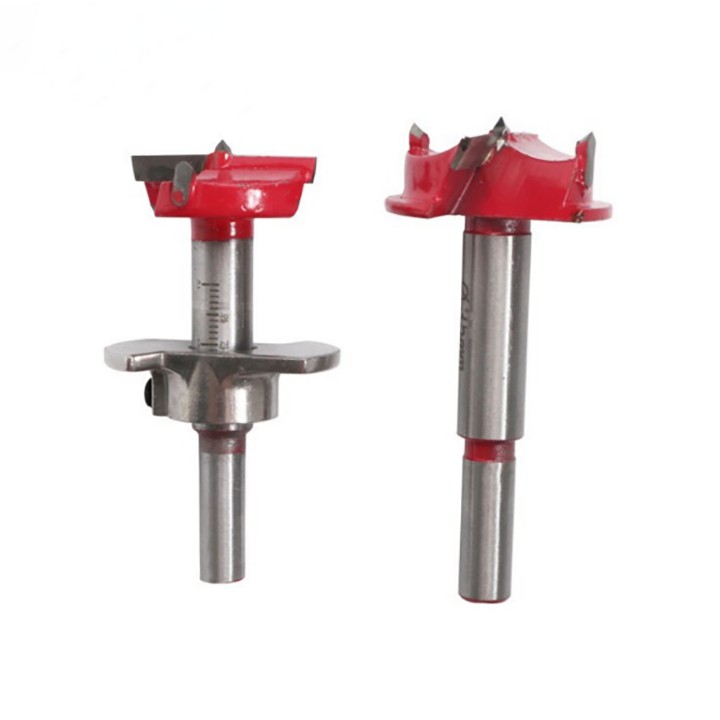 Mũi khoan gỗ lắp bản lề bật kích cỡ từ 16mm đến 60mm - mũi khoét gỗ