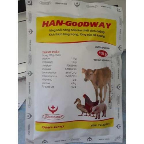 100 gam hàgoodway tăng cườn sức đề kháng cho vật nuôi