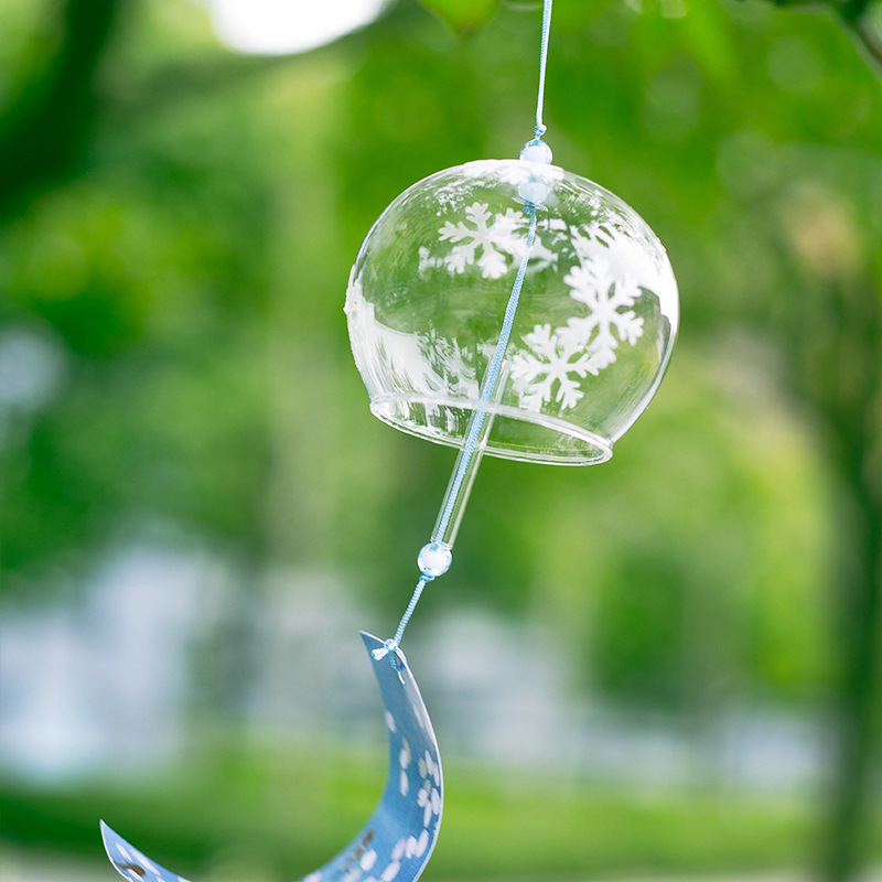 Chuông gió Furin Nhật Bản thủy tinh 