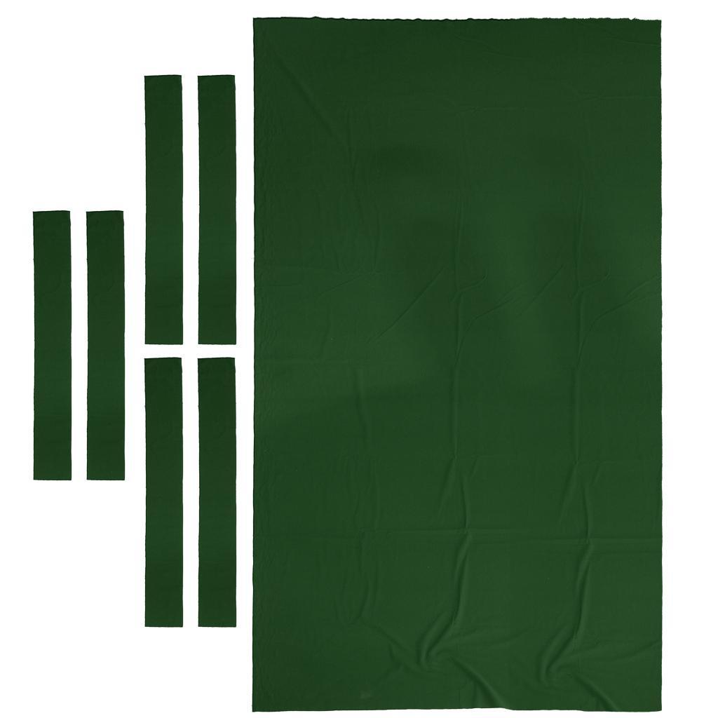 2 Pieces 9 Ft Wool Billiard Pool Table Cloth 9ft Pool Table Felt Accessories