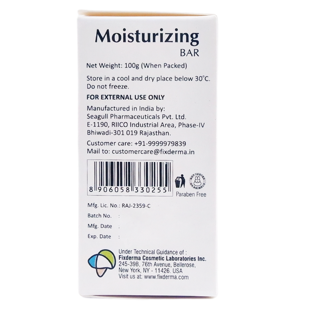 Xà Phòng Tắm Giúp Dưỡng Ẩm FIXDERMA Moisturizing Bar Giúp Dưỡng Trắng Da, Cấp Ẩm, Mềm Mịn Da 100g - Hùng Lợi