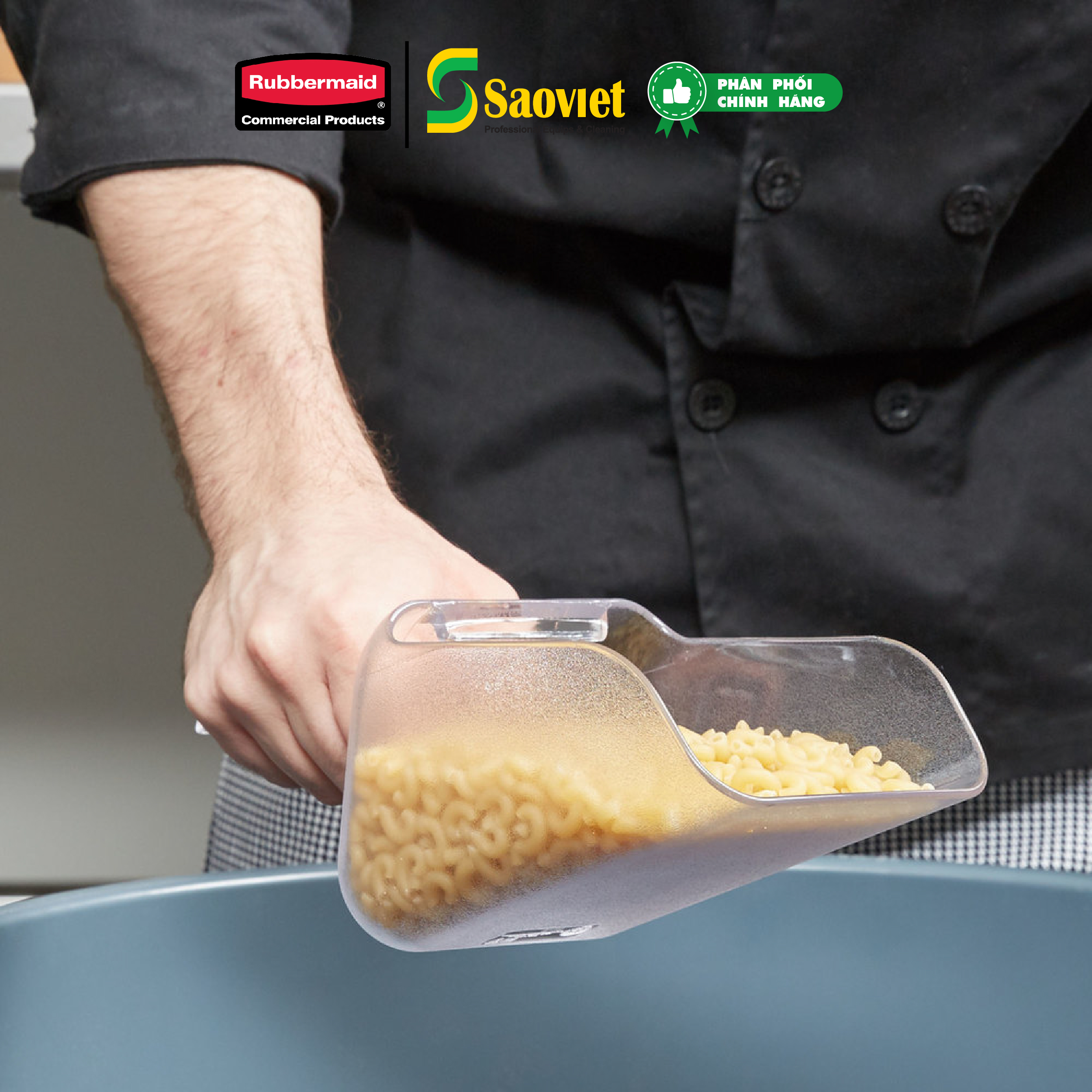 Muỗng Múc Nhựa Đa Năng RUBBERMAID - SKU: FG9F7500CLR/FG9F7600CLR | SAOVIETCO