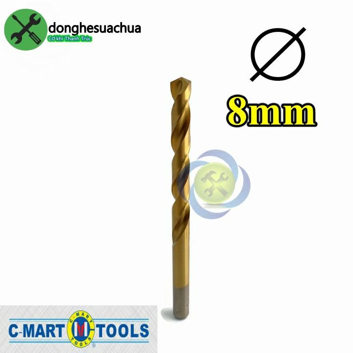 Mũi khoan sắt 8mm C-Mart A0100-8