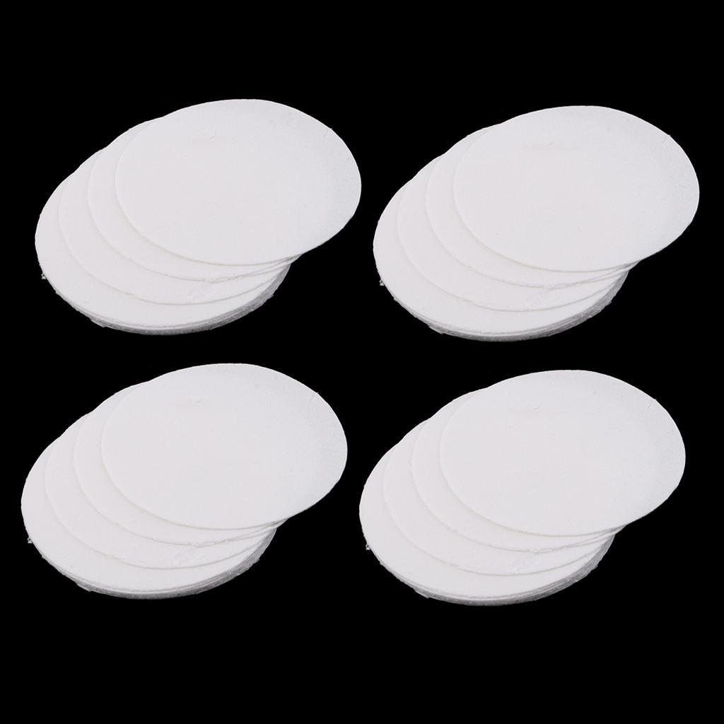 40 Sheet Ceramic Fiber Microwave Oven Glass Fusing Paper, 115mm Diameter