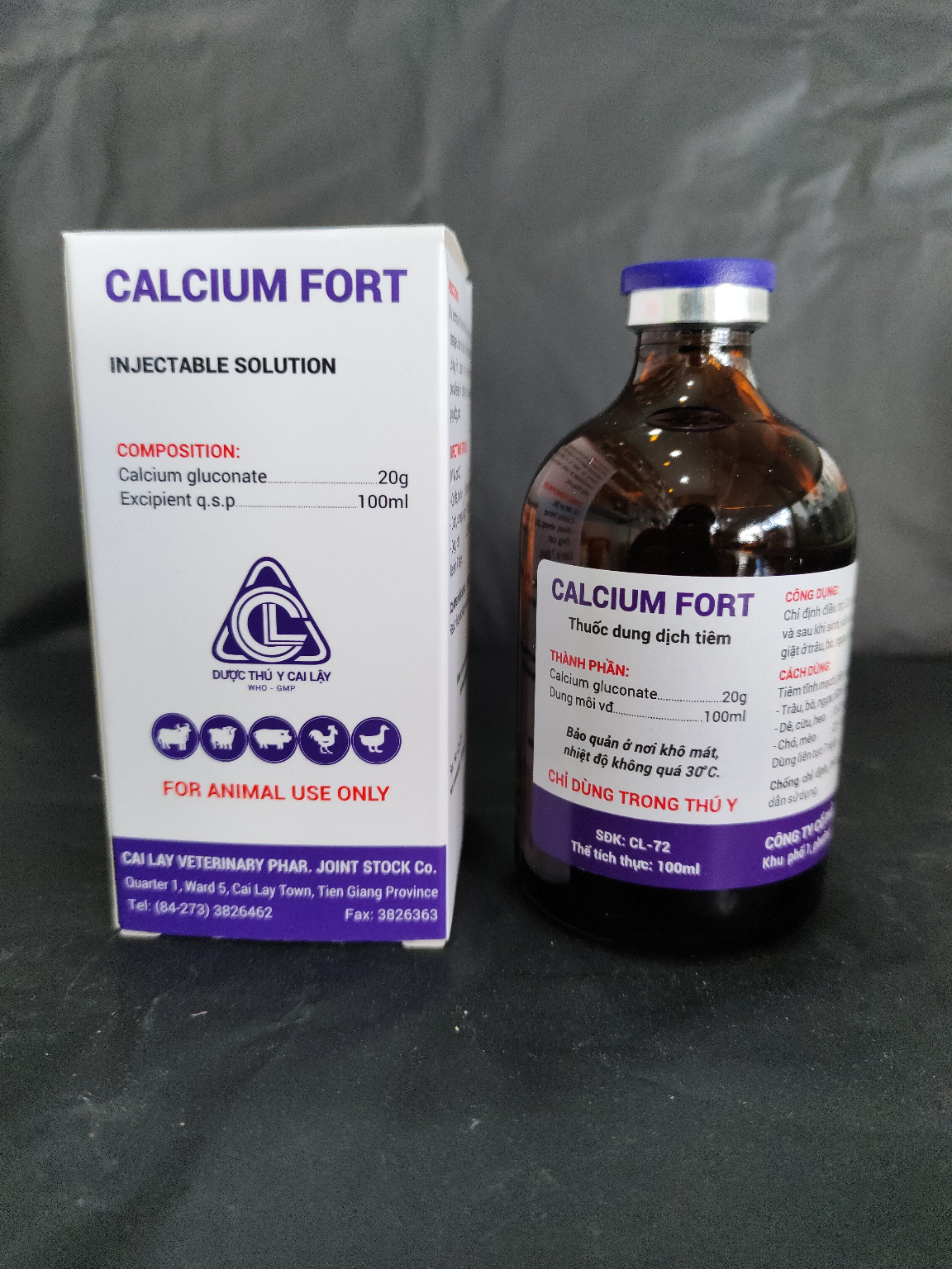 Thuốc dung dịch tiêm CALCIUMFORT