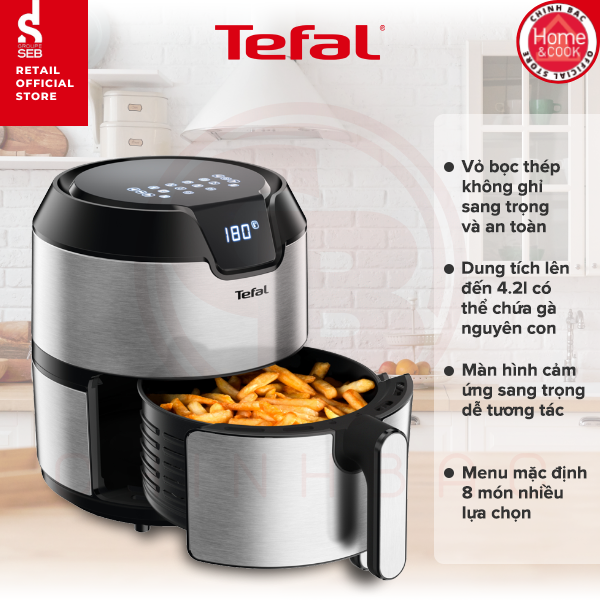 [Tefal] Nồi chiên không dầu Tefal EY401D15 - Hàng chính hãng