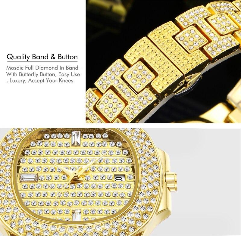 Đồng Hồ Nam Thời Trang MF03 Đính Hạt Nổi Bật Sang Trọng