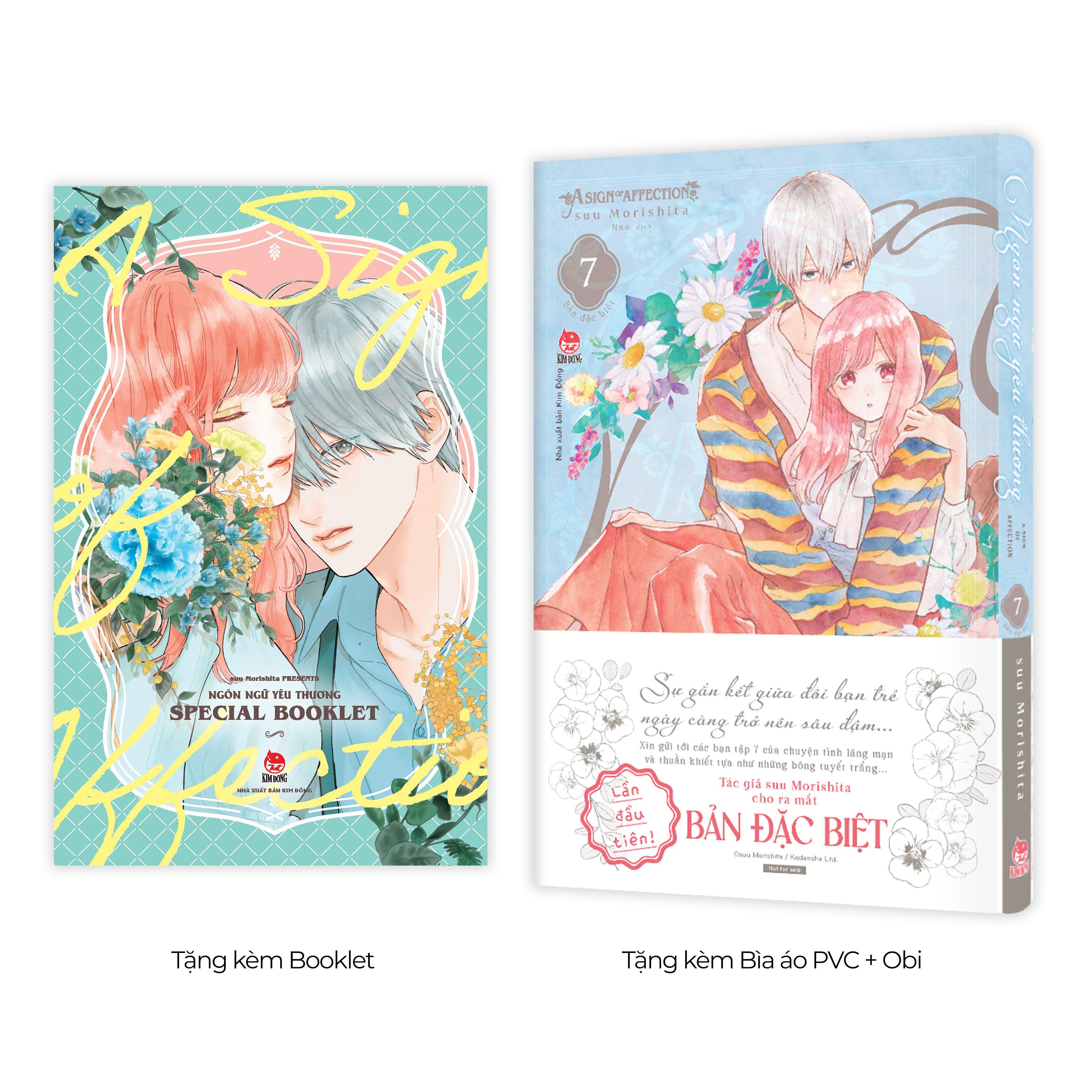 Ngôn Ngữ Yêu Thương - A Sign Of Affection - Tập 7 - Bản Đặc Biệt - Tặng Kèm Bìa Áo PVC + Obi + Booklet