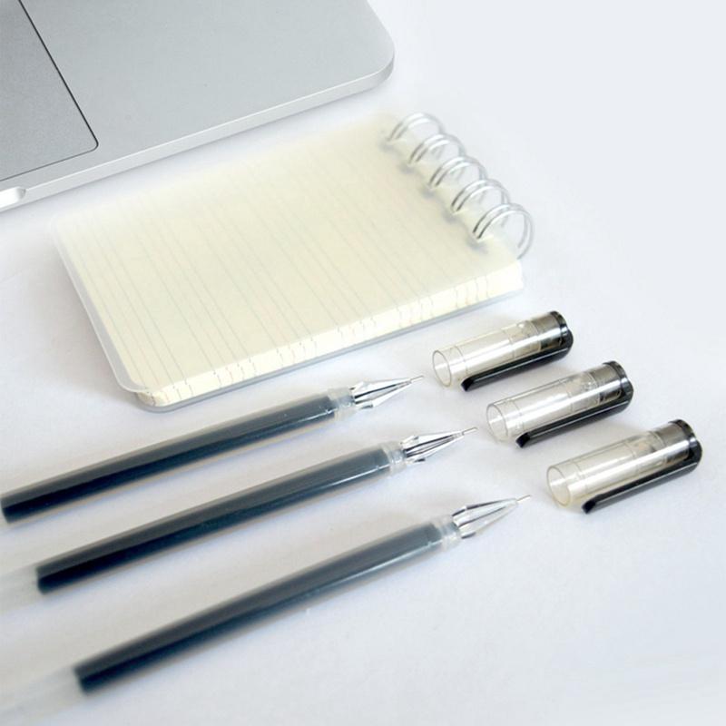 Set 10 bút bi nước ngòi 0.5mm màu đen dành cho học sinh