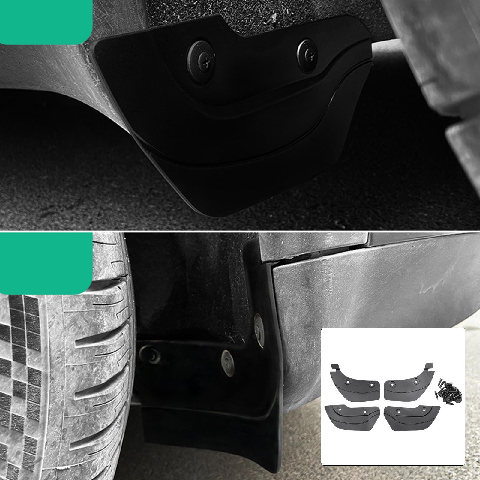 Car Mud Flaps  Guards Sediment Protection Replace Parts Mudguard Tire Protector for Model  Installation