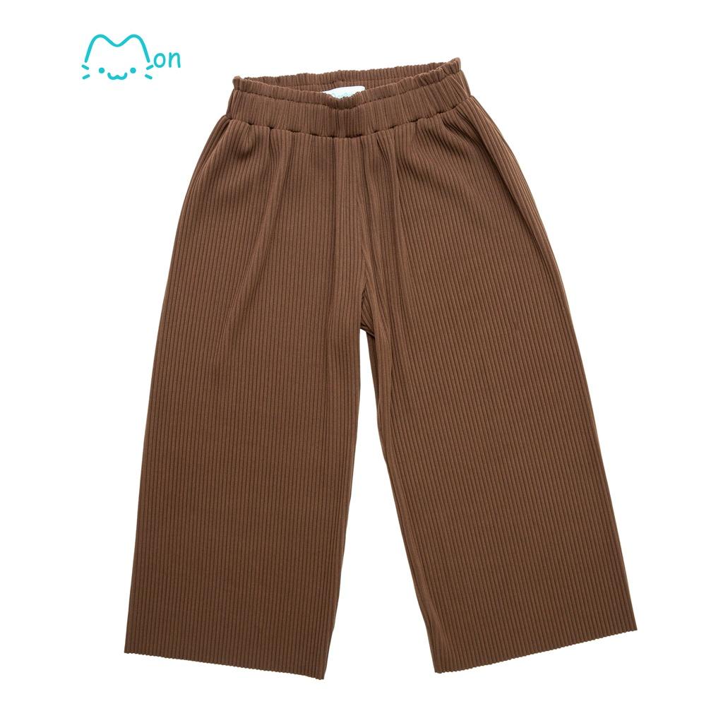 Quần jogger dài bo gấu cho bé gái chất thun gân cao cấp, sang chảnh, sành điệu bé gái QXG22W07
