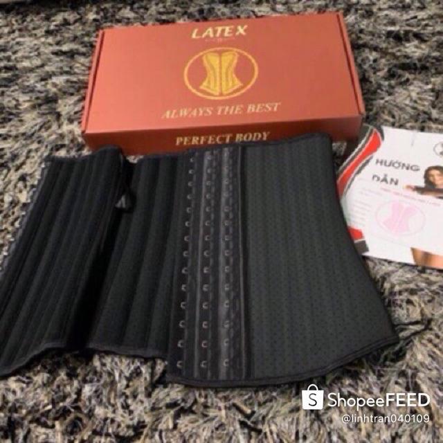 Đai latex 25 xương dài 29 cm thông hơi tăng kèm thanh nới