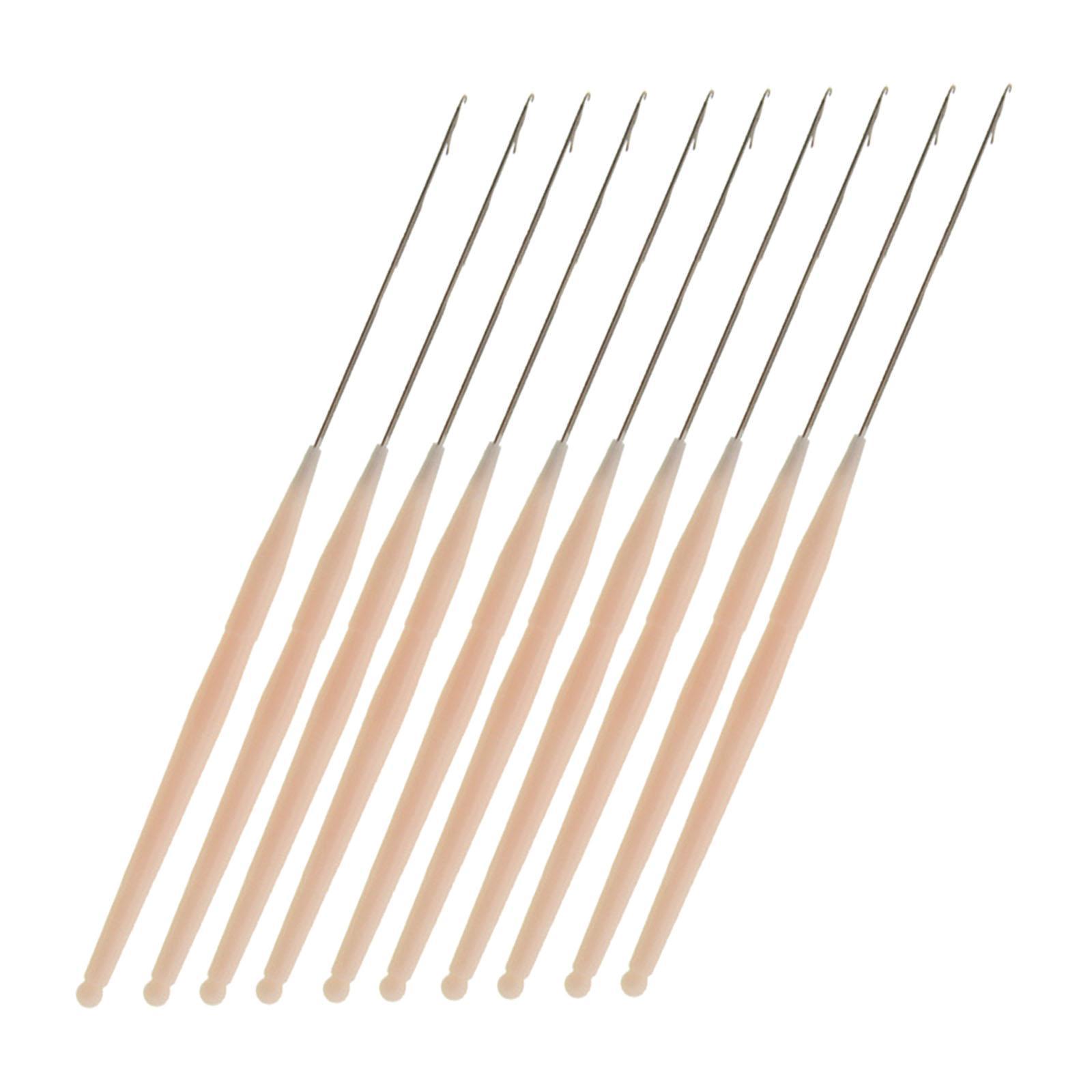 10x Crochet Hooks Kit Needles Weaving Crocheting Sewing Tools Supplies