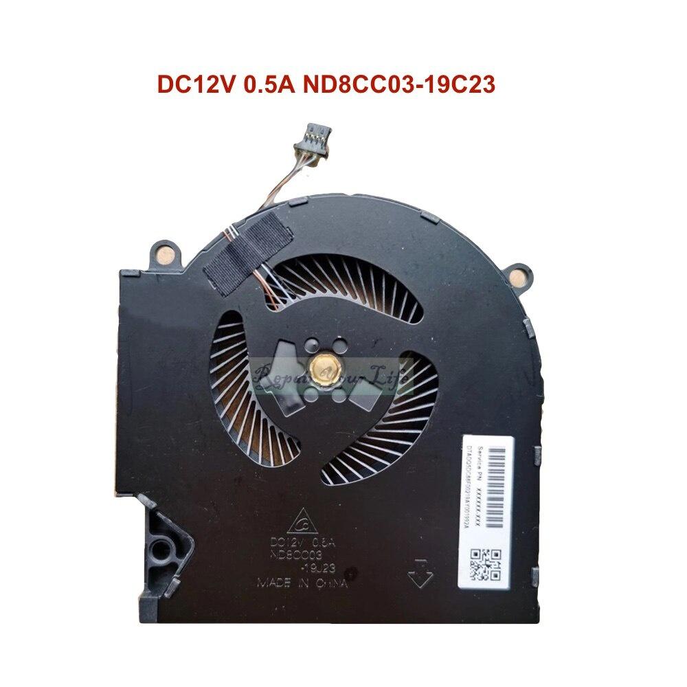 12V CPU GPU Cooling Fan For HP OMEN 15-EK TPN-Q236 Fans Cooler Radiator M04216-001 ND8CC02-19j22 19j23 M04215-001 ND8CC03-19C23